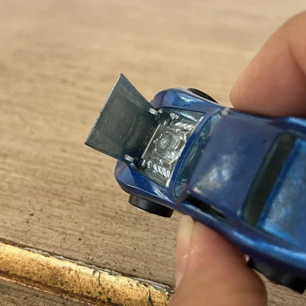 1968 Hot Wheels Redline Custom Corvette Blue Hong Kong HK Vintage